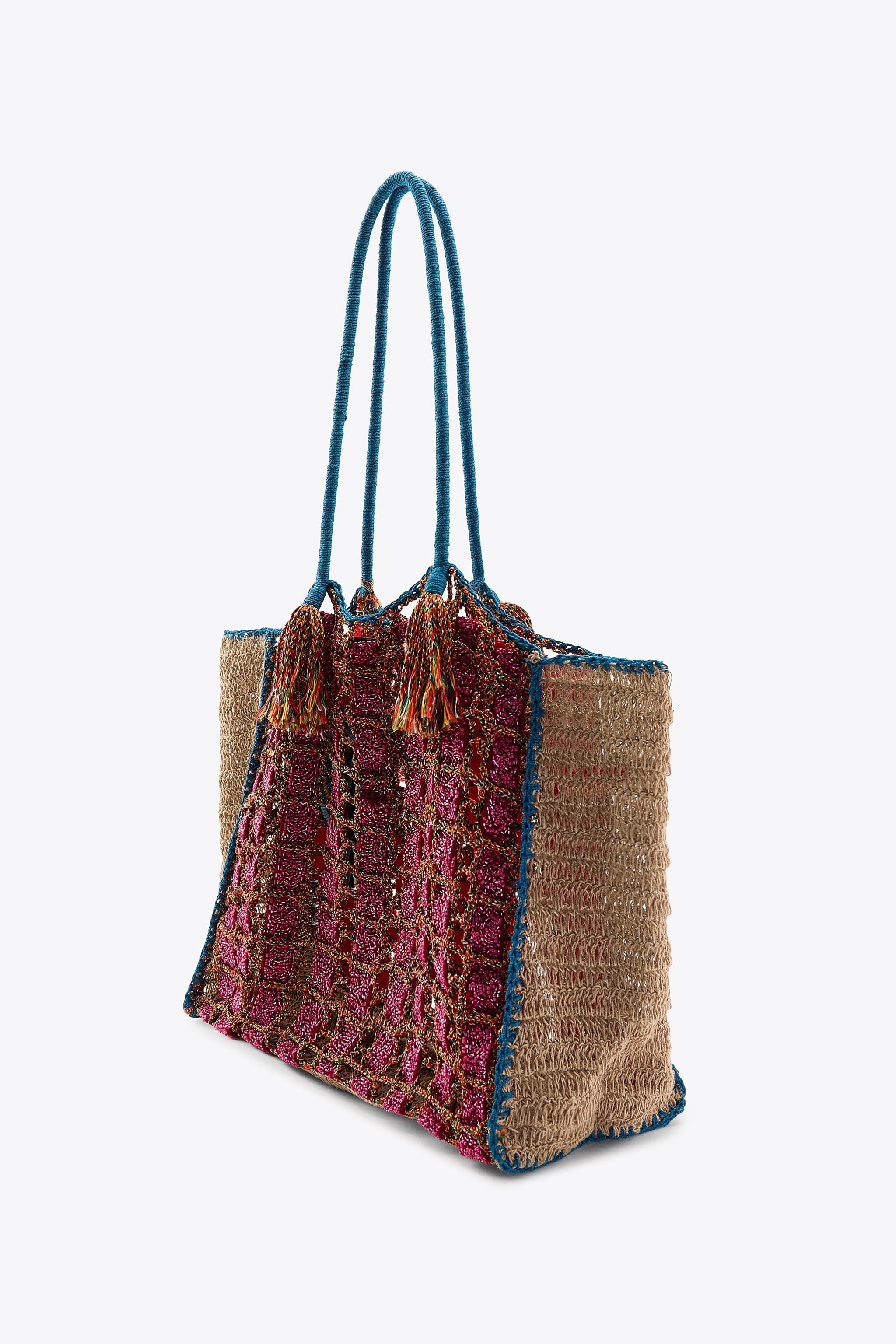 BEADED BRAIDED MAXI BAG
